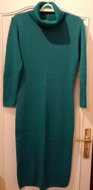Robe George Hogg En Laine (50%), Couleur Gris, Taille M, Neuve Avec étiquette, Style Pull Robe