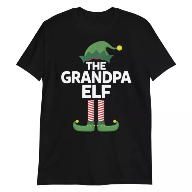 THE GRANDPA ELF Unisex Shirt Family Funny Christmas Holiday Elves Matching XMas