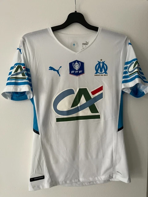 MAILLOT OLYMPIQUE MARSEILLE 2004 Taiwo #3 Adidas OM Neuf Telecom vintage - M EUR 108,90 - FR