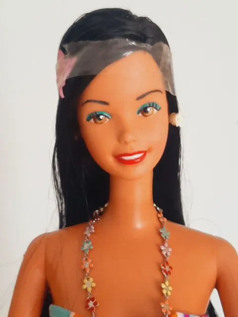 BARBIE HAWAIIAN SUPERSTAR SUPERSIZE  VINTAGE 1976 OOAK 45 Cm.