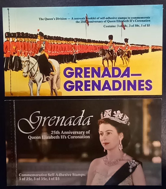 Grenada 1978 - 2 x 25th Anniversary of Coronation of Elizabeth II - Booklets