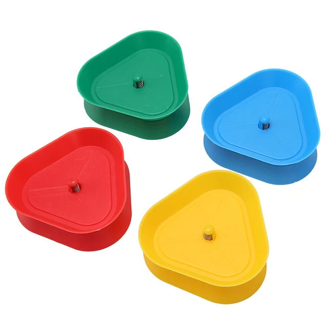 Porta carte da gioco bordo rotondo 4 colori forma supporto poker