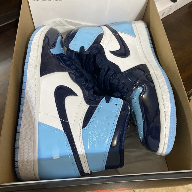 Size 8.5w/7men - Jordan 1 Retro High OG Blue Chill, UNC 2019 Size 8.5w/7men - Jordan 1 Retro High OG Blue Chill, UNC 2019