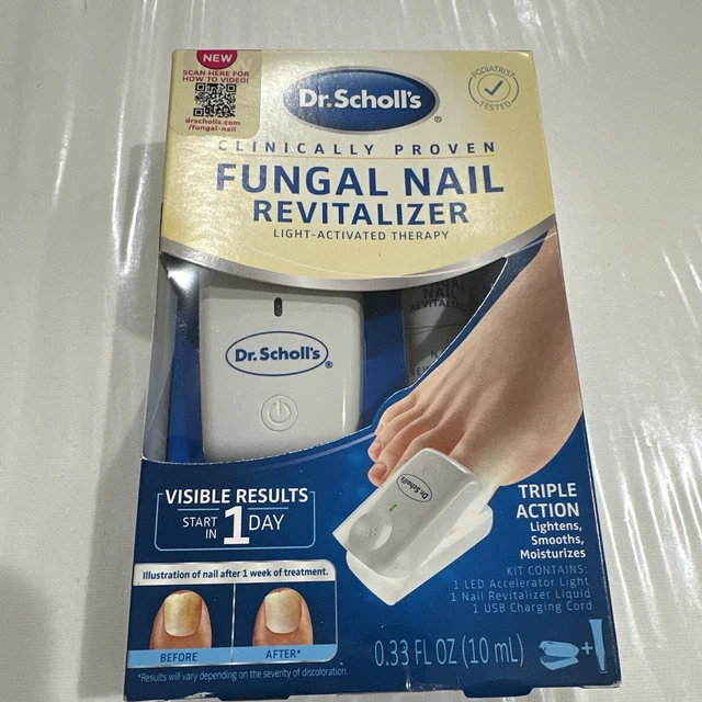 DR. SCHOLL'S FUNGAL NAIL REVITALIZER Clinically Proven LIGHTACTIVATED