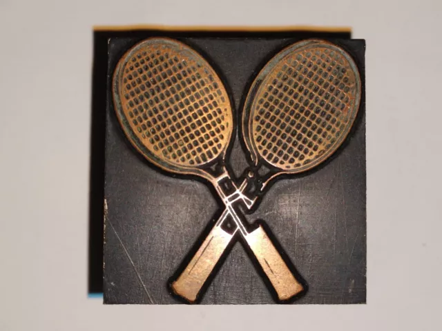 Tennis Racquets or similar Printing Letterpress Printers Block Rackets