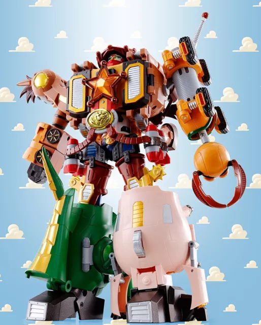 ¡NUEVO! BANDAI Chogokin Toy Story Woody Robo Sheriff Estrella Aproximadamente 230 mm de JAPÓN 3