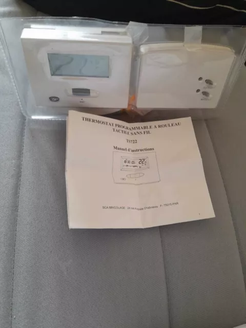 Thermostat programmable à Rouleau Tactile sans fil TS722 ( R )