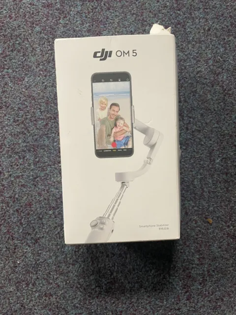 DJI OM 5 Athens Gray Foldable Smartphone Stabilizer Gimbal *BRAND NEW OPEN BOX