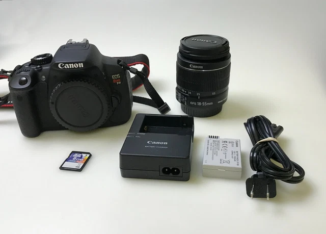 Canon EOS Rebel T4i / EOS 650D 18.0MP Digital SLR Camera - w/ EF-S 18-55mm 