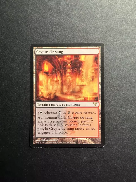 Magic The Gathering Mtg Crypte de sang Discorde - Blood Crypt EX GD