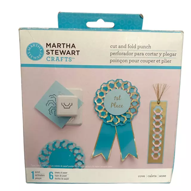 Martha Stewart Crafts schneiden & falten Stanzkit Bucht gerade Linie, 3,5 Zoll oder 6 Zoll Kreis