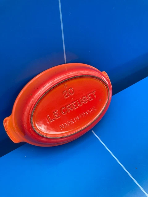 Plat à gratin le creuset vintage en fonte 24 d - France