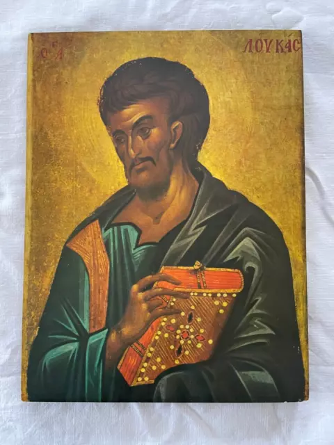 Antico Icona. Stampa Su Legno