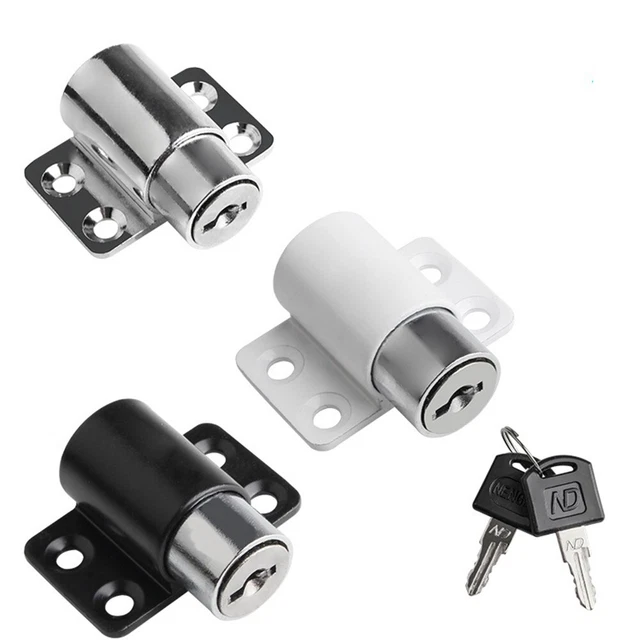 Cerradura de puerta corredera pernos cerraduras de puerta protección antirrobo fácil instalación