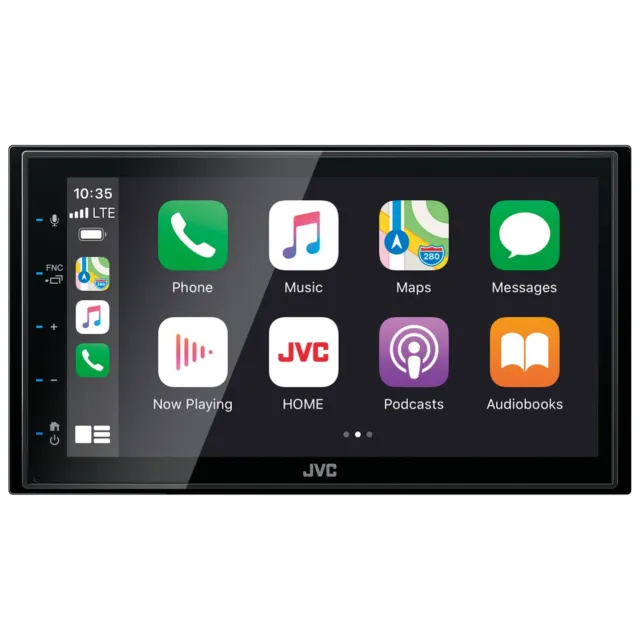 JVC KW-M560BT Digital Media Receiver 6.8" Touch Panel Compatible With Apple C...