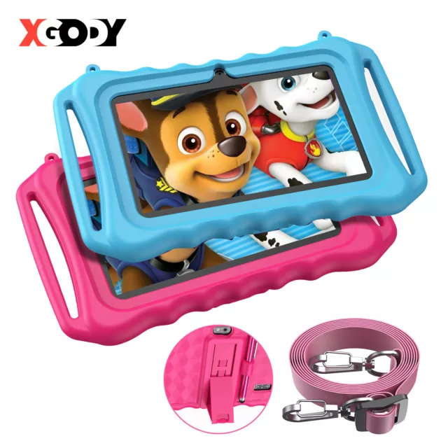 Neu XGODY 4Core Kids WiFi Kinder Tablet 7 Zoll 32G/64GB 3100mAh PC Android 12.0