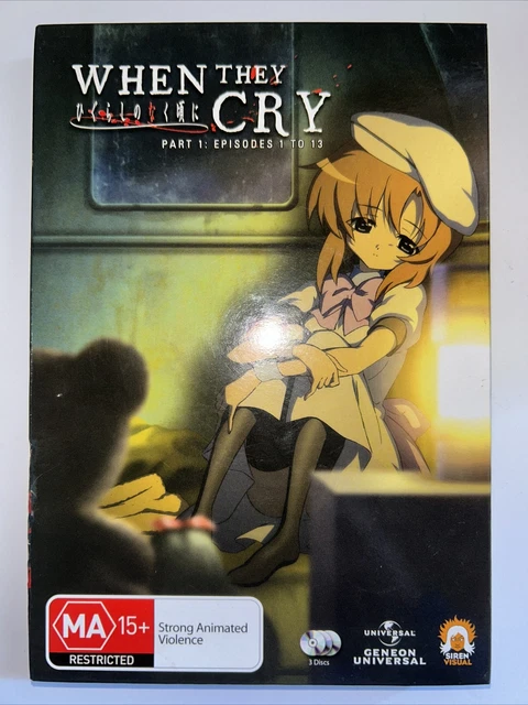 DVD Anime Higurashi No Naku Koro Ni Gou + Sotsu (Season 1+2) (1-39 End)  English