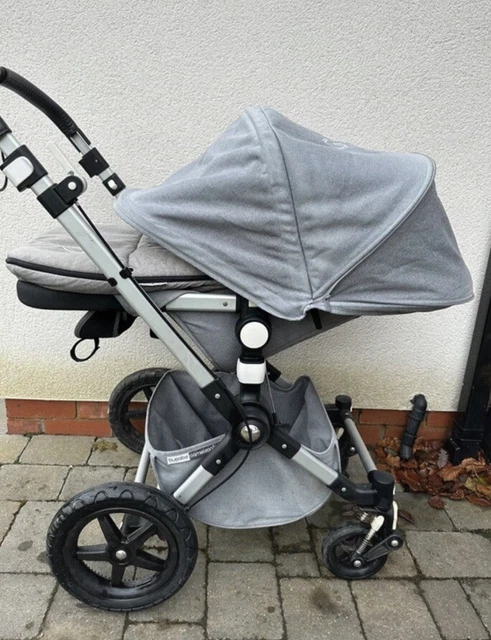 Bugaboo Cameleon 3 Grey Melange Bundle Pram Pushchair