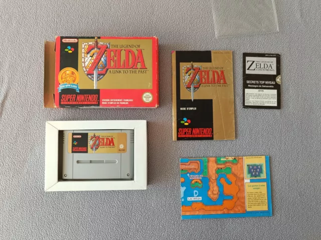 The Legend Of Zelda : A Link To The Past Super Nintendo Complet Série Super...