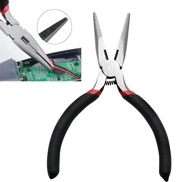 Set Di 8 Mini Pinze Per Gioielli – Acciaio Carbonio, Impugnature Antiscivolo, Ideali Per Fai-da-Te, Riparazioni E Creazioni Di Precisione