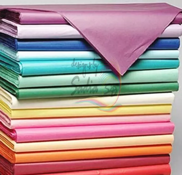 Large 50cm X 75cm Sheets Tissue Paper High Quality Acid Free Assorted Colours