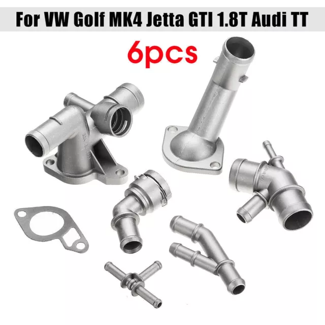 6pcs Pour VW MK4 Golf Jetta 1.8 T AUDI TT Aluminium De Refroidissement Tuyau Kit