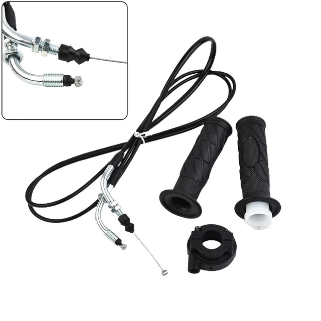 Turn Poignée Moto Rechange Outil 1 Paire Mobylette Scooter Accélérateur Câble