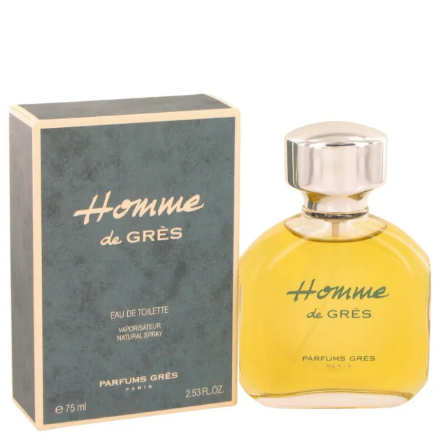 Homme De Gres Men's Cologne by Parfums Gres 2.5oz/75ml Eau De Toilette Spray