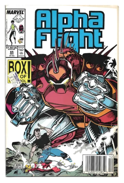 Alpha Flight #65 (Vol 1) : VF/NM : "When Robots Dream!"