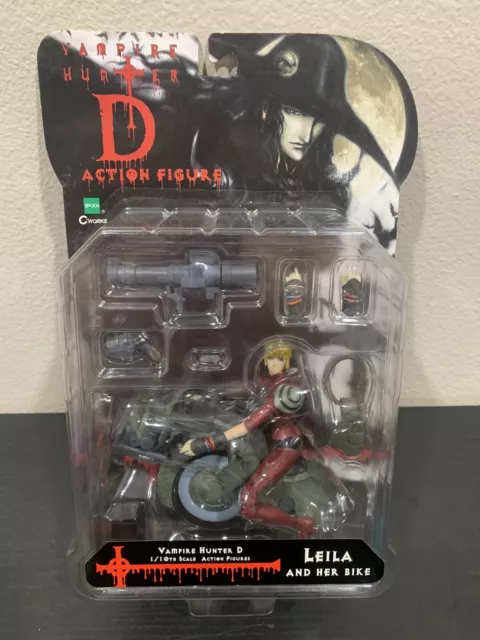 Vampire Hunter D Leila and her Bike Anime Action Figure 2001 Unopened NIB