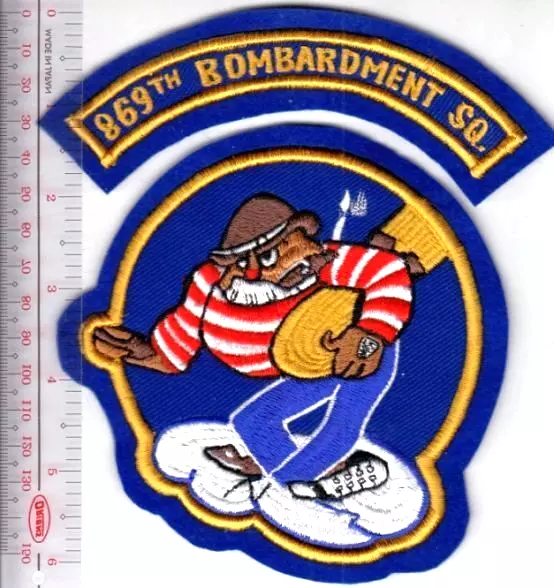 US AIR FORCE USAF WWII 869th Bombardment Squadron, 497th Bombing Group