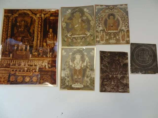 Old Mongolian Buddhist Various Photos 6 Pc