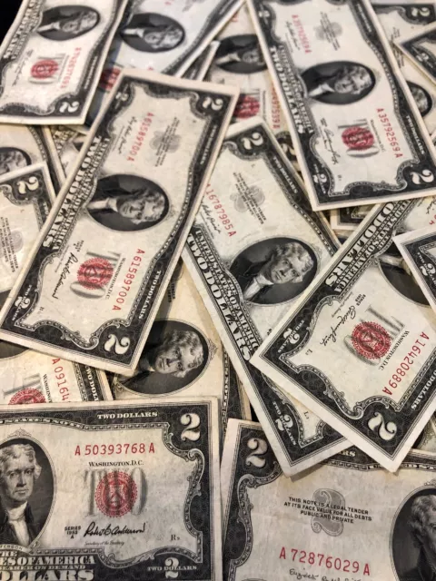 1963 Two Dollar About Uncirculated Bills AU • 1963 ($2) Notes • 1 Note
