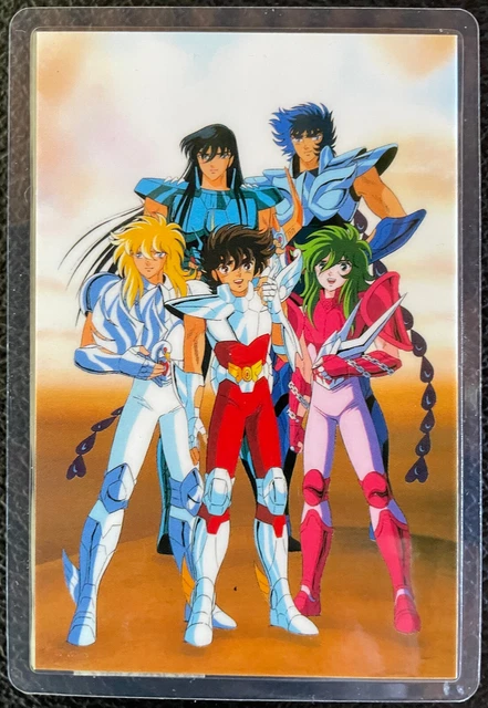 COLLECTION BILLETS SAINT Seiya manga gold card or les chevaliers du