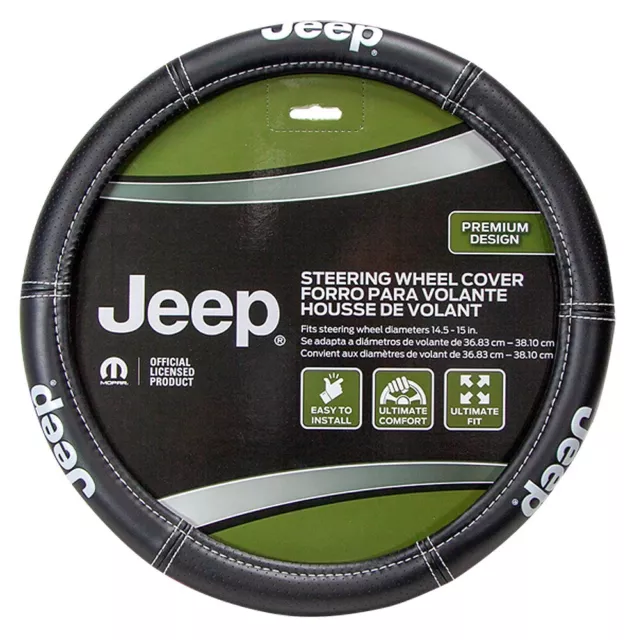 Auto Sport Grip Jeep Deluxe Steering Wheel Cover