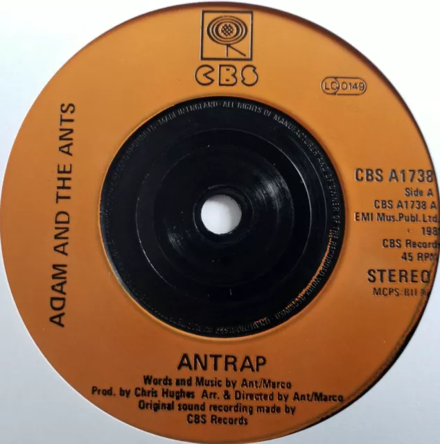 Adam & The Ants - Antrap - 7" Vinyl Single (4)