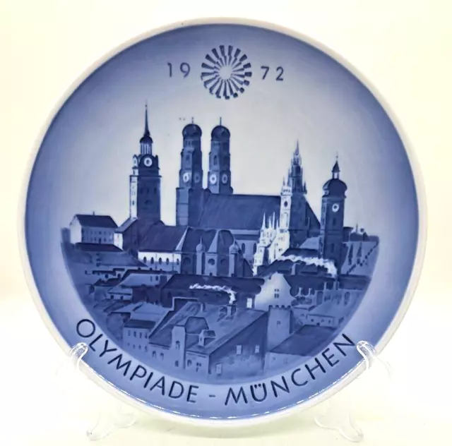 Royal Copenhagen 1972 Olympiade Munchen Munich Olympics Collectors Plate