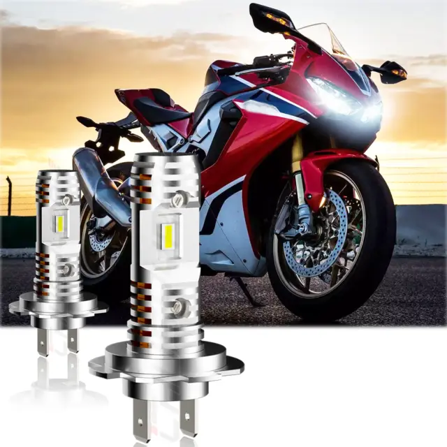 For Honda CBR1000RR 2004-2019 H7 Motorcycle LED Headlight Bulb Super Bright