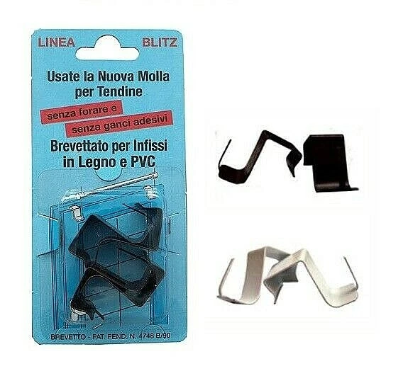 Ganci Per Tende Senza Bucare - 4 Pezzi Autoadesivi, Per Bastoni Fino A 4cm, Trasparenti - Foto 2