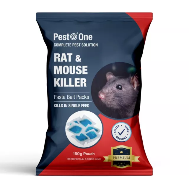 Mouse Mice PASTA BAIT Single Feed Rodent Killer Control Pro Poison Strongest 2