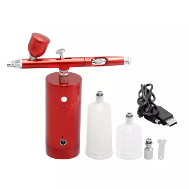 Rechargeable USB Airbrush Kit Portable Airbrush Compressor  Pump W9O1