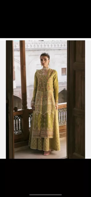 Ethnic outfitters tilla embroidere Lenga Wedding  kameez -12 Bnwt