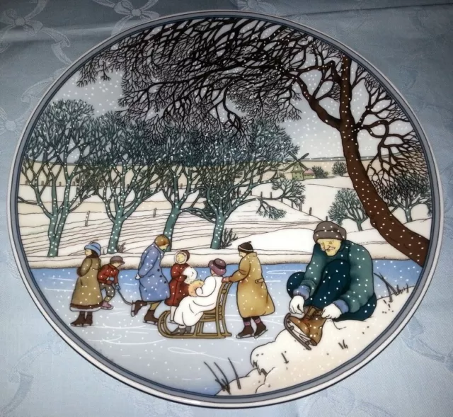 Villeroy & Boch Piatto porcellana Heinrich Le Quattro Stagioni  Inverno