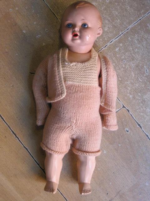 Ancien poupon bébé baigneur celluloïd - Collection