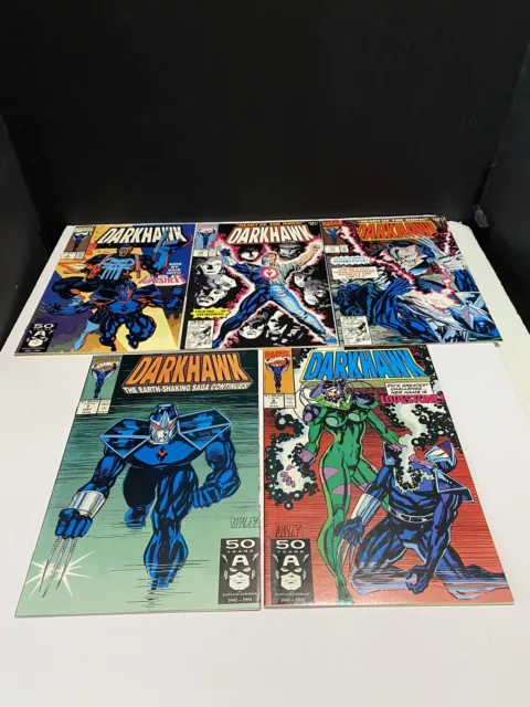 1991 Marvel Darkhawk Issues 7 8 9 10 11 Lot Of 5 Comic Books  VF/NM