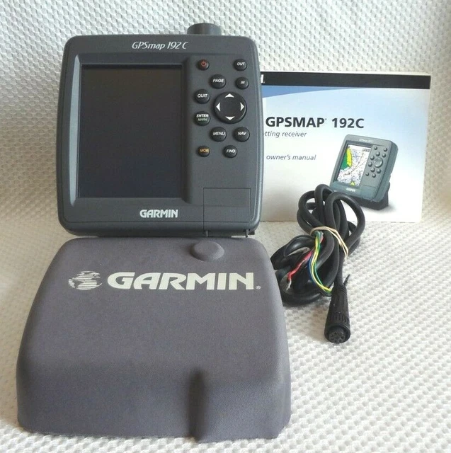 GARMIN GPSMAP 192C COLOR CHART PLOTTER FISH FINDER GPS w PWR MOUNT