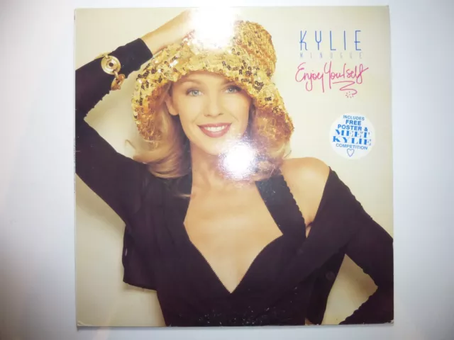Kylie Minogue – 'Enjoy Yourself' 12" vinyl album LP. 1989 UK A1/B1. VG++/EX