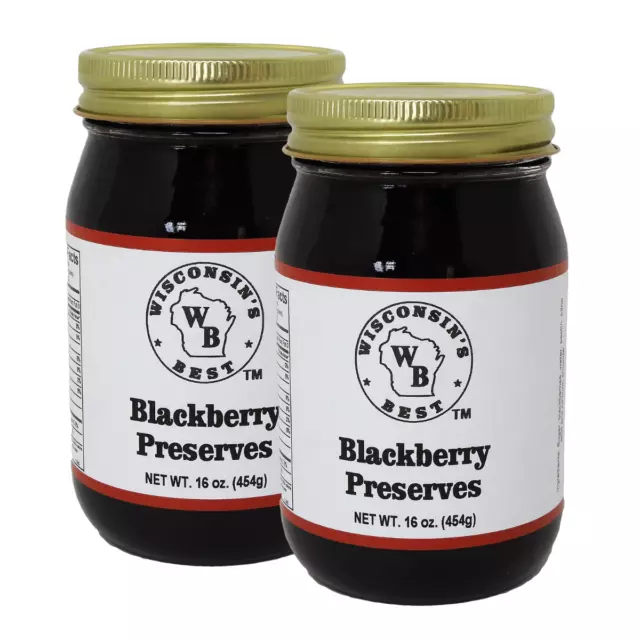 Wisconsin's Best - Blackberry Preserves 16 oz. (2 Pack)