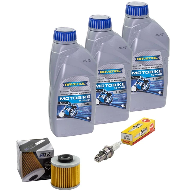 Pack Révision Vidange Pour Yamaha SR 500 / SP (1978-1983) - Filtre, Bougie, Huile - Neuf