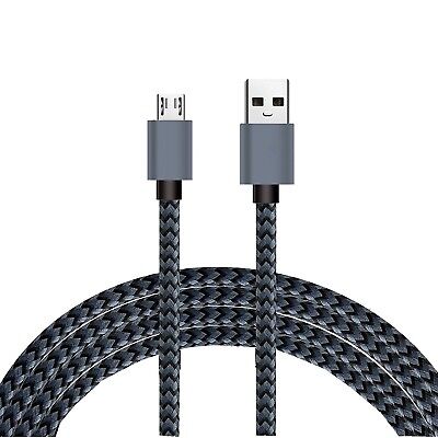 50cm 1m 2m 3m 20AWG Micro USB Fast Charging Cable Samsung Galaxy S6 S7 Data Lead